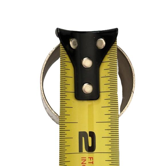 VICTORIAN ENGRAVED Coin/Sterling Silver Floral NAPKIN RING Unmarked 36 Grams - Picture 5 of 10